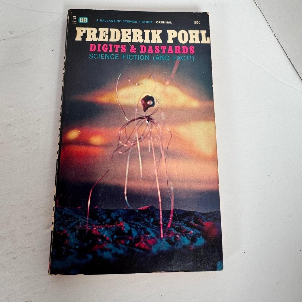 Digits & Dastards Frederik Pohl 1966 First Edition Sci-Fi Ballantine Books